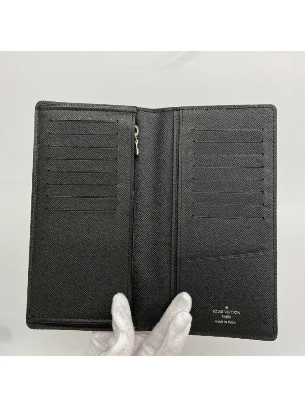 Louis Vuitton Wallet Epi Portefeuille Brazza Noir